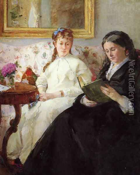 Mother And Sister Of The Artist Oil Painting - Berthe Morisot