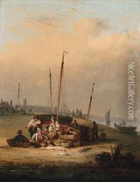 Fisherman Oil Painting - Condy, Nicholas Matthews