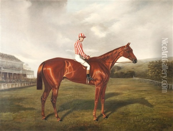 Fortissimo With George Fordham Up Oil Painting - Benjamin Cam Norton