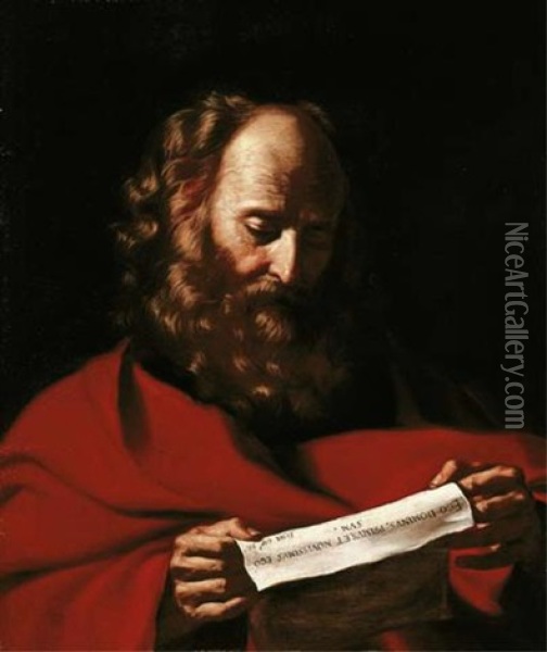 The Prophet Isaiah Oil Painting -  Guercino