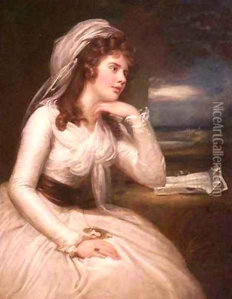 Margaret Cocks later Margaret Smith Oil Painting - Richard Cosway