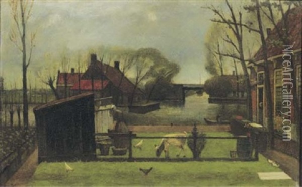 In Het Vroege Voorjaar - Early Spring Oil Painting - Eduard Karsen