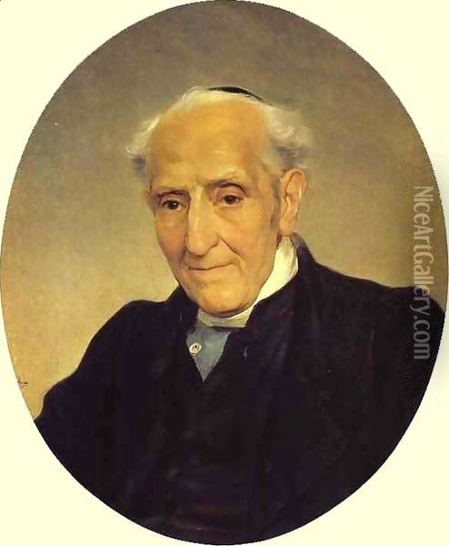 Portrait of Archbishop Giuseppe Capecalatro Oil Painting - Jules-Elie Delaunay