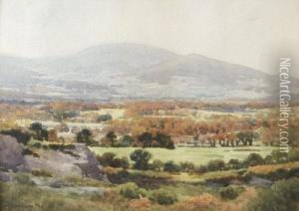 Mountain Landscape Oil Painting - George, Captain Drummond-Fish