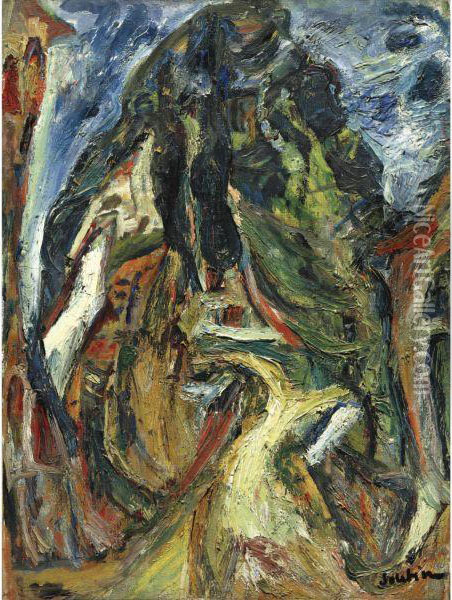 Paysage De Greolieres Oil Painting - Chaim Soutine