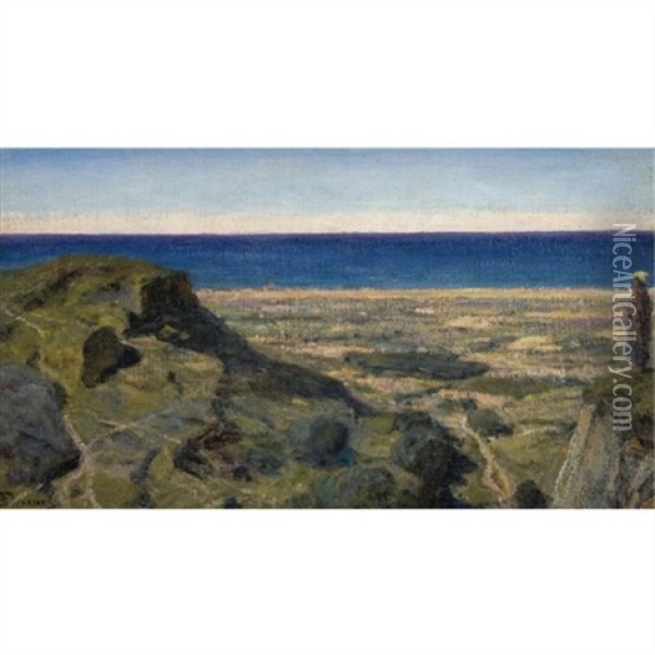 The Dead Sea Oil Painting - Vasili Dimitrievich Polenov