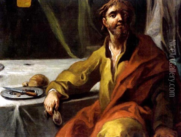 Bildnis Des Judas Oil Painting - Franz Anton Maulbertsch
