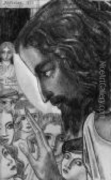 Jesus Among The Children Oil Painting - Jan Toorop