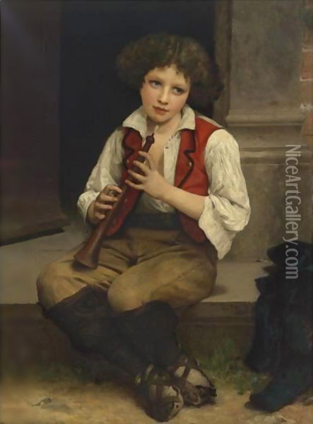 Pifferaro Oil Painting - William-Adolphe Bouguereau