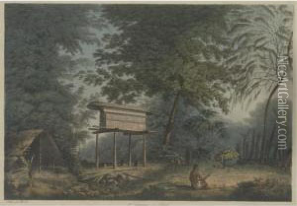 Views In The South Seas, From 
Drawings By The Late James [sic] Webber. London: Boydell, 1809 Oil Painting - John Webber