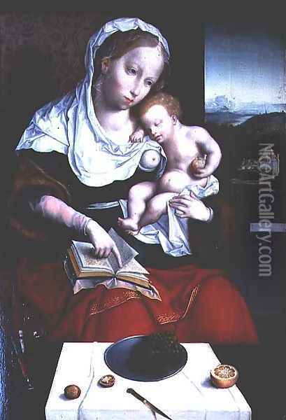 Madonna and Child Oil Painting - Anonymous Artist