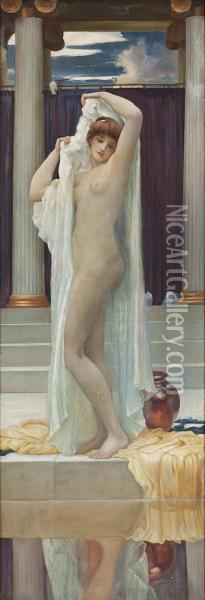 The Bath Of Psyche Oil Painting - Frederick Leighton