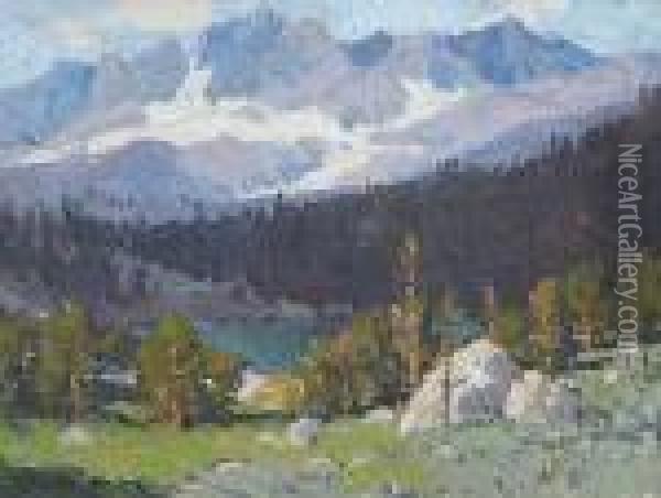 High Sierras Oil Painting - Edgar Alwin Payne