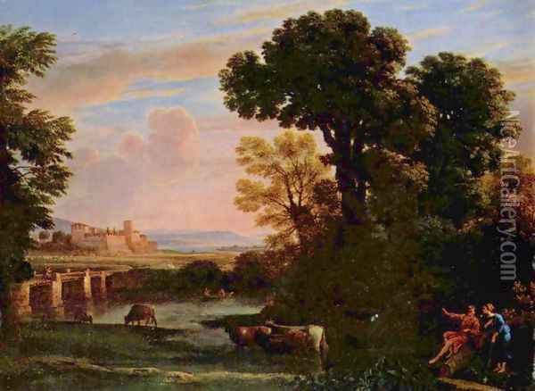Landscape with Shepherd (Pastorale) Oil Painting - Claude Lorrain (Gellee)