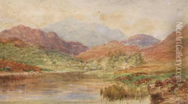Loch Venacher N.b Oil Painting - Alexander Williams
