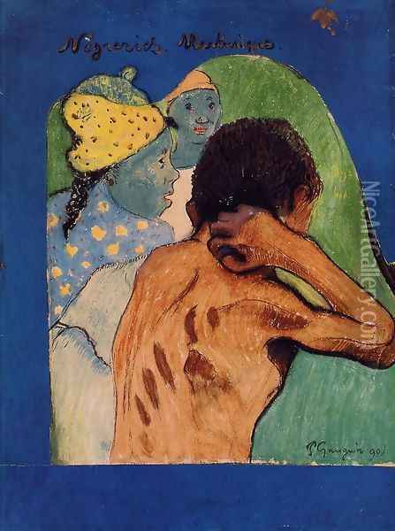 Negreries Martinique Oil Painting - Paul Gauguin