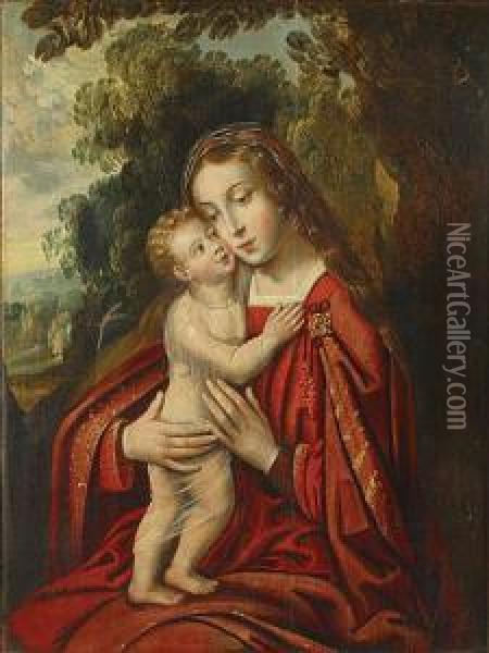 Vierge A L'enfant Oil Painting - Jan Mabuse