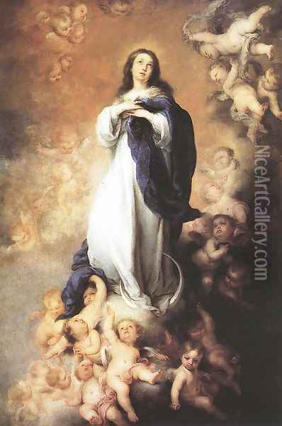Immaculate Conception Oil Painting - Bartolome Esteban Murillo