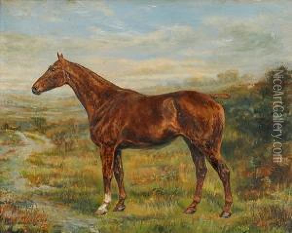 Dolly Oil Painting - W. Wasdell Trickett