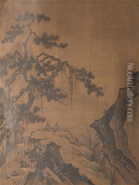 Li Tang (style Of, 1050-1130), Landcape Oil Painting -  Li Tang