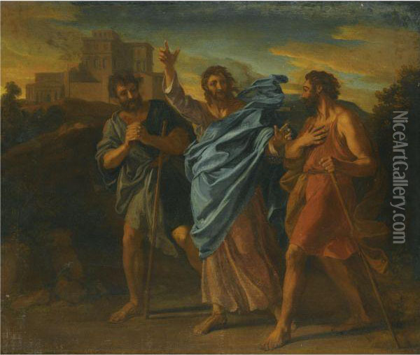 The Road To Emmaus Oil Painting - Francois Verdier