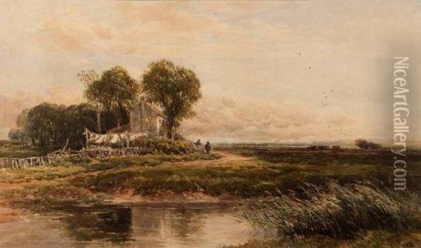 A Breezy Day Oil Painting - Edmund Morison Wimperis