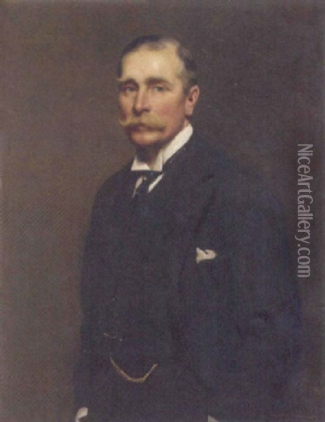 Sir F.h. Thornton Oil Painting - John Saint-Helier Lander