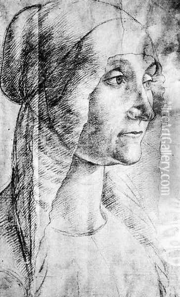Elderly Woman 1486-90 Oil Painting - Domenico Ghirlandaio