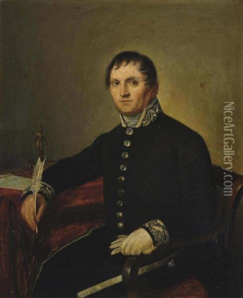 Portrait Of A Government Official Oil Painting - Francisco De Goya y Lucientes