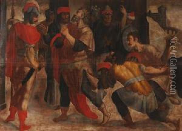La Preghiera Del Re Oil Painting - Taddeo Zuccari