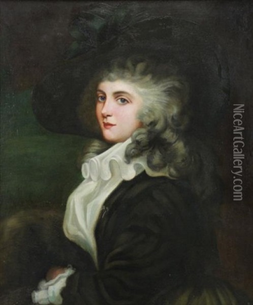Portrait Of La Duchesse De Lesdiguieres Oil Painting - Hyacinthe Rigaud