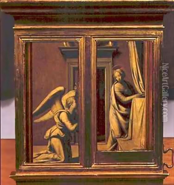 Annunciation Oil Painting - Fra (Baccio della Porta) Bartolommeo