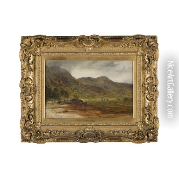 Loch Eilt Oil Painting - James Docharty