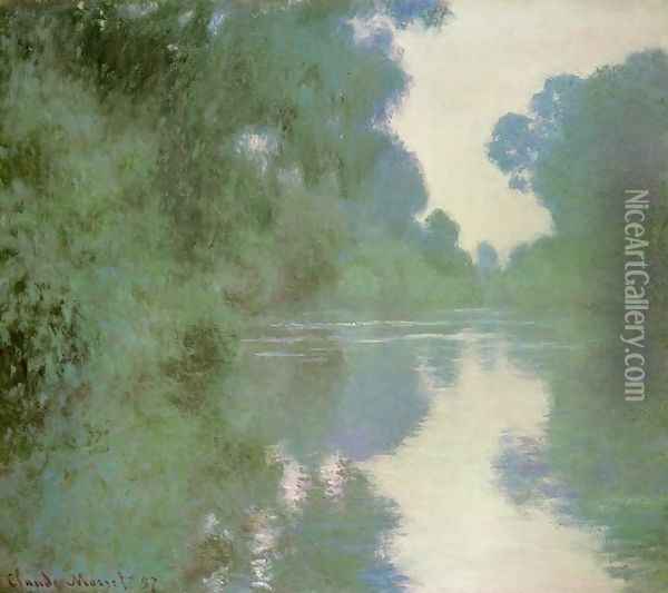 Branch of the Seine near Giverny Oil Painting - Claude Oscar Monet