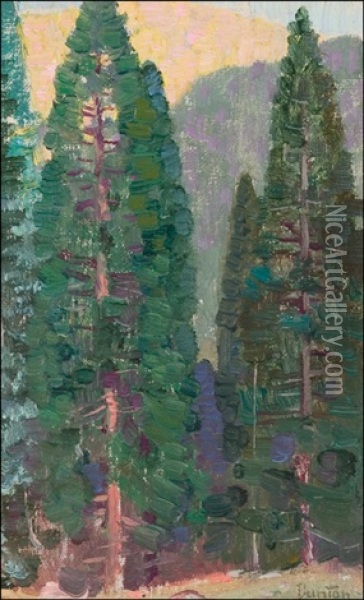 In The Pines Oil Painting - William Herbert Dunton