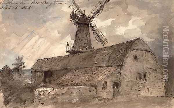 Blatchington near Brighton, 1825 Oil Painting - John Constable