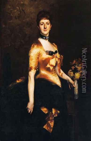 Lady Playfair Oil Painting - John Singer Sargent
