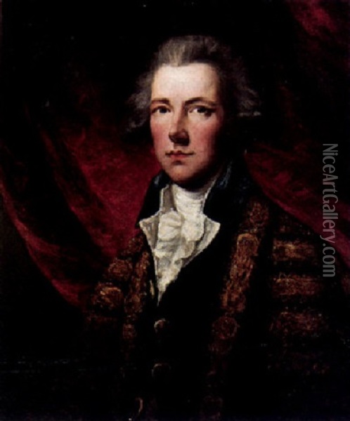 Portrait Of William Pitt, The Younger Oil Painting - Gainsborough Dupont