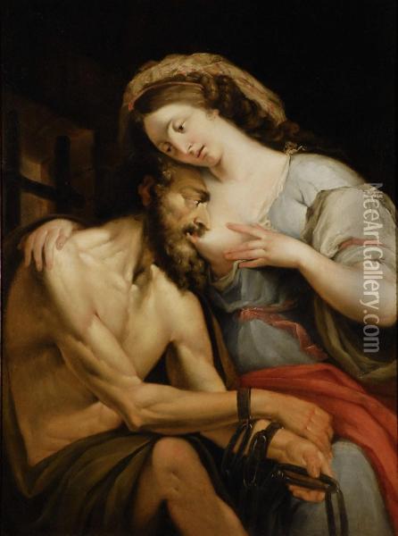 Carita Romana Oil Painting - Giovanni David