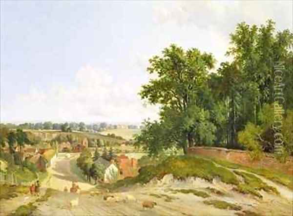 Henley on Thames Oil Painting - Arthur Gilbert
