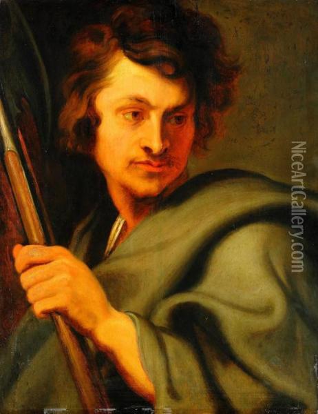 St Mattheus Oil Painting - Sir Anthony Van Dyck