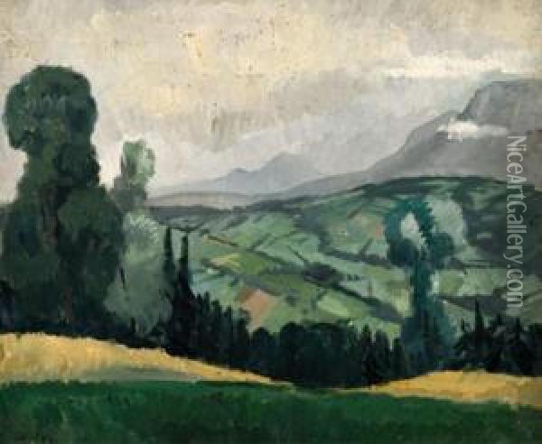  La Vallee (savoie), 1922  Oil Painting - Andre Mare