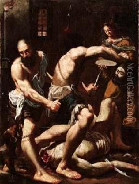 La Decollazione Del Battista Oil Painting - Pietro Desani
