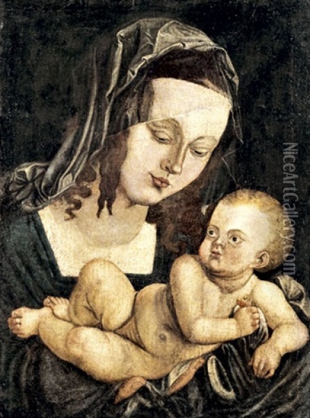 Kortes Madonna Oil Painting - Albrecht Duerer