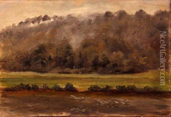 Valley Scene Oil Painting - Lionel Constable