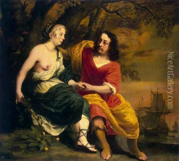 Bacchus and Ariadne Oil Painting - Ferdinand Bol