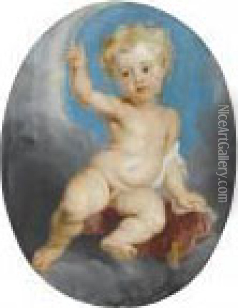 Christ Blessing Oil Painting - Peter Paul Rubens