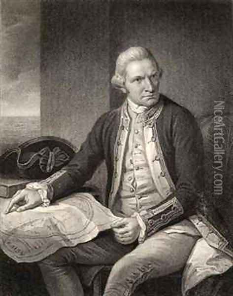 Captain James Cook Oil Painting - Dance, Nathaniel