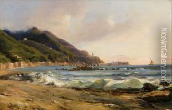 Golfo Di Castellammare Oil Painting - Gabriele Smargiassi