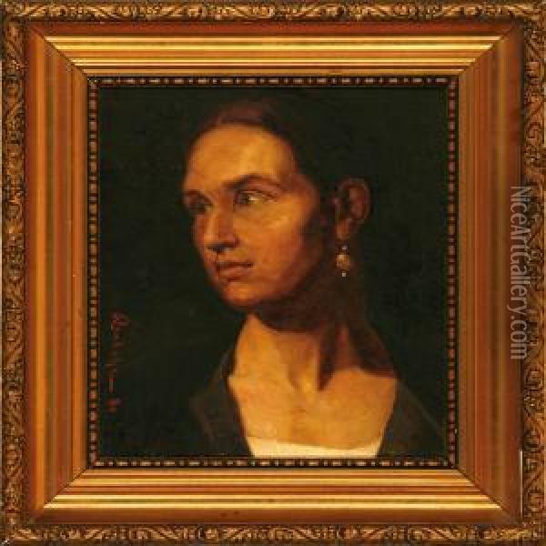 A Woman Oil Painting - Emmery Rondahl
